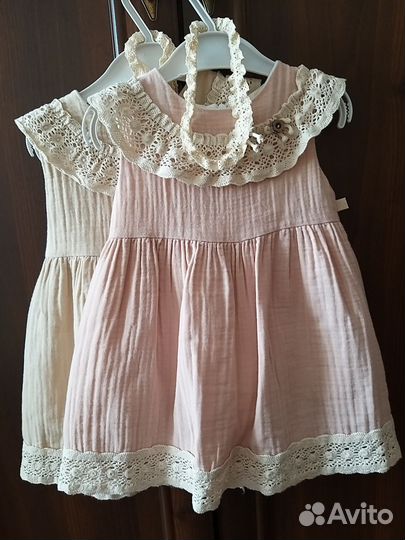 Одежда для двойни девочки 80-86