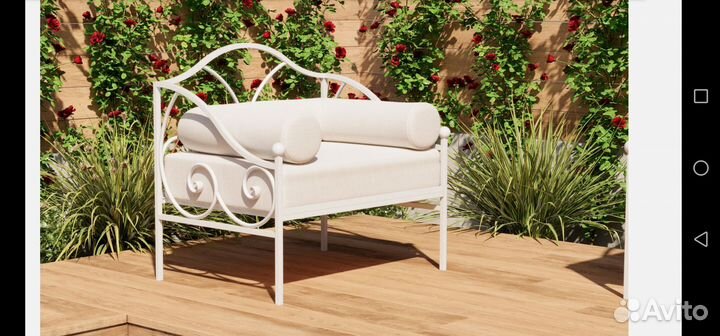 Лавочка садовая