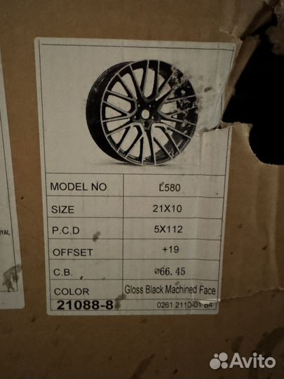 3 новых диска r21 spyder porsche macan