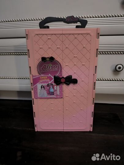 Шкаф+ одежда для барби