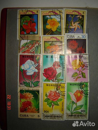Почтовые коллекционные марки Монголии (50-90 гг.)
