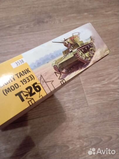 Модель т26 в масштабе 1:35