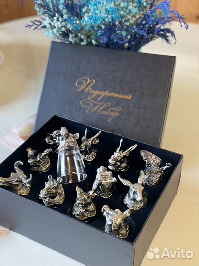 Стопки/рюмки подарочный набор, 12 шт