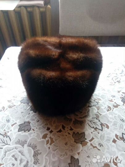 Норковая шапка мужская