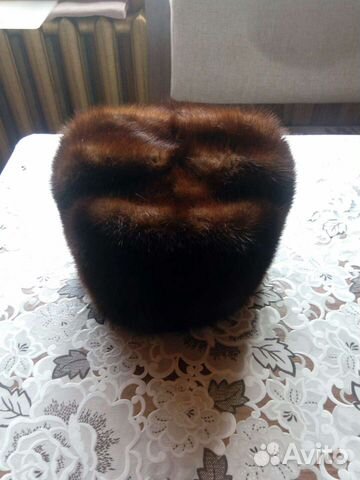 Норковая шапка мужская
