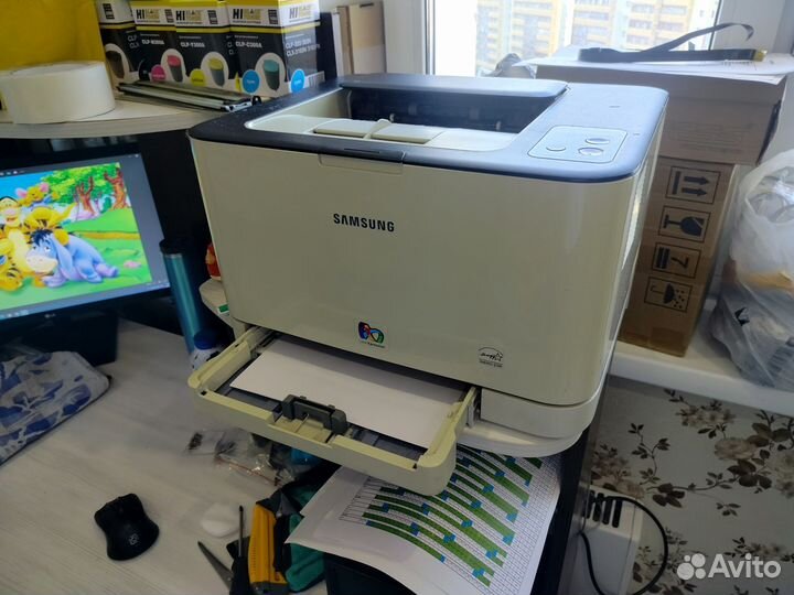 Прошитый цветной лазерный принтер Samsung CLP-320