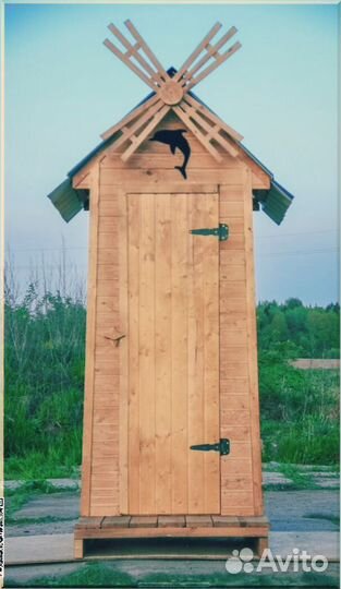 Уличный туалет с установкой бол 733