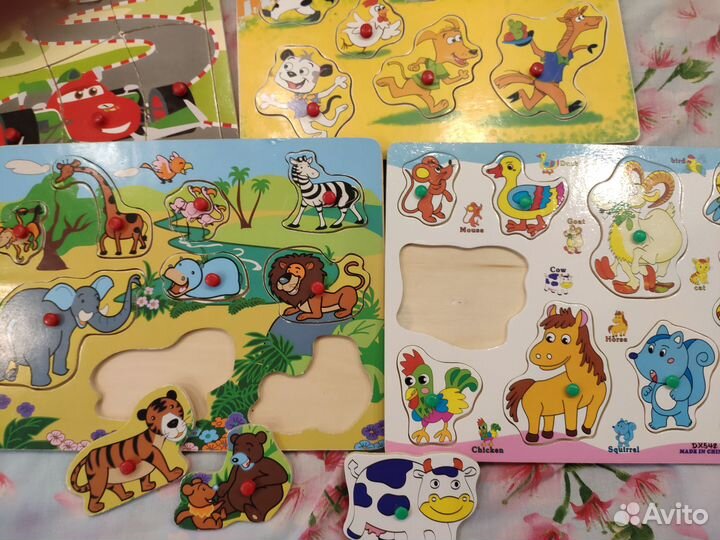 Мозаика, домино, развивающие игрушки