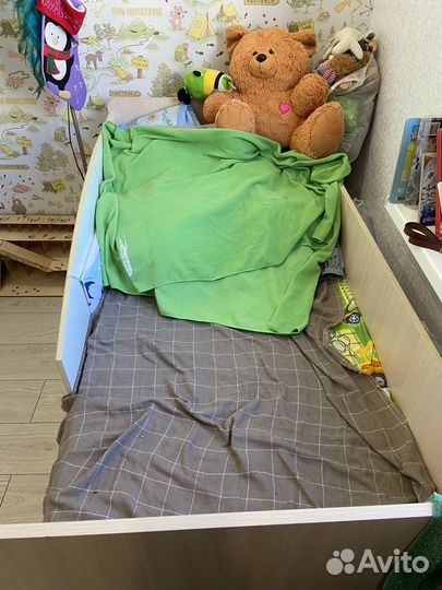 Детская кровать от 3 лет с ящиками