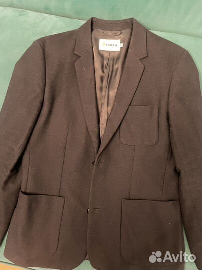 Пиджак темно синий с ASOS размер М