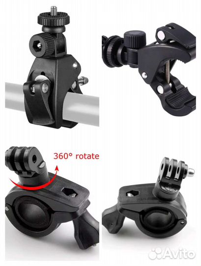 Крепление для GoPro на руль вело/мото, новое