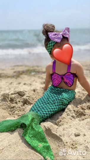 Костюм Русалочки. Детский хвост русалки. Прокат