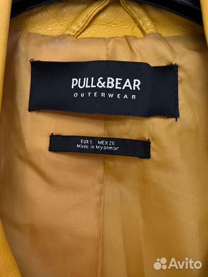 Куртка экокожа pull&bear