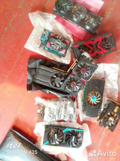 Видиокарты (в ремонт 9шт )