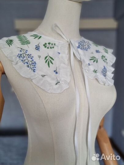 Воротник декоративный ручной работы