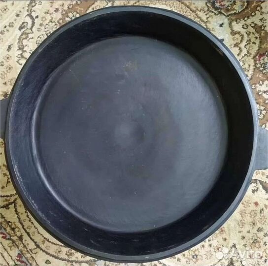 Чугунная сковорода крышка на казан от 4,5л до 22л