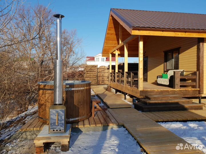 Русская баня на дровах