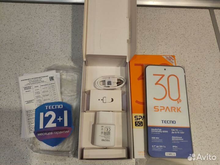 TECNO Spark 30 5G, 6/128 ГБ