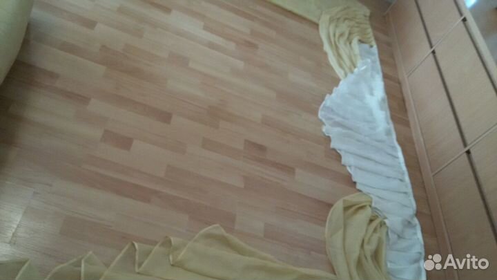 Красивая лёгкая штора. ламбрекен и тюль