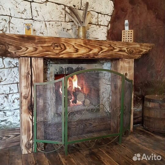 Каминный экран, складной экран для камина