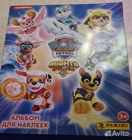 Наклейки panini щенячий патруль