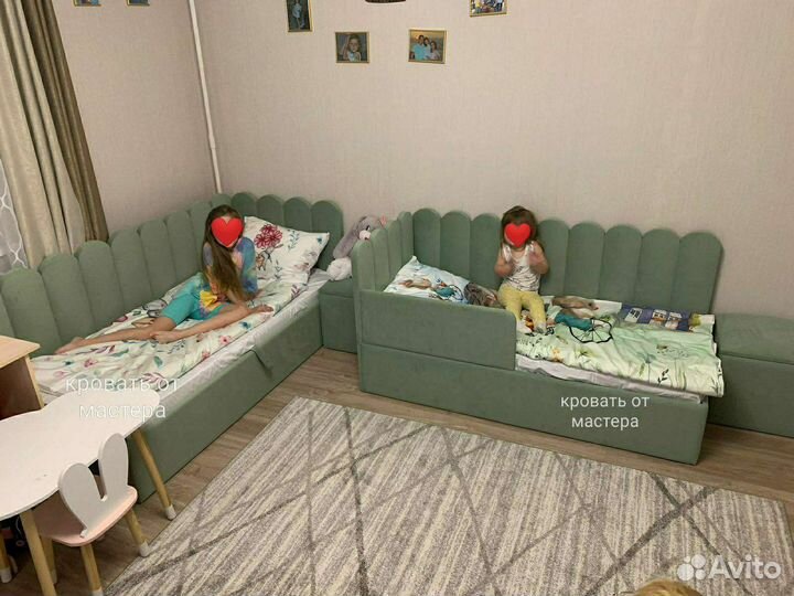 Детская кровать от 3 лет мягкая