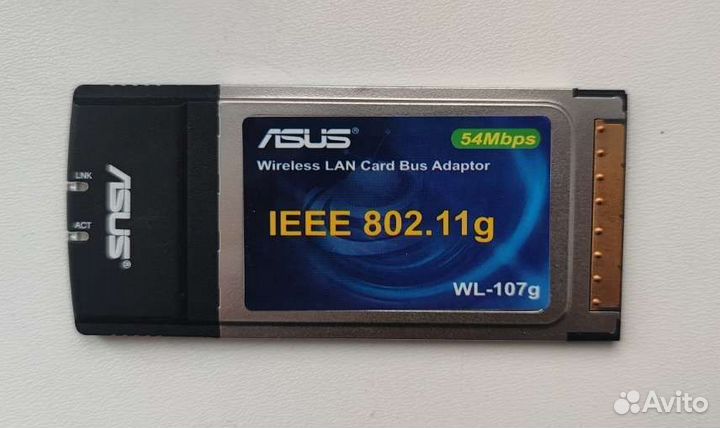 Asus wireless lan ps card wl107g