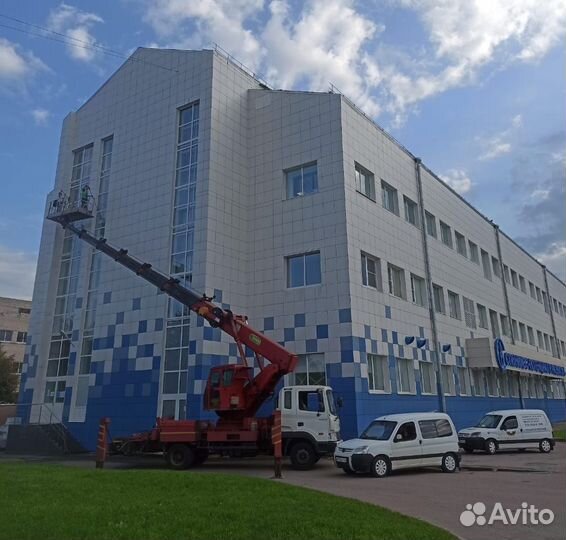 Мойка фасадов и вывесок