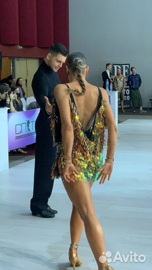 Платье для бальных танцев латина 44-46