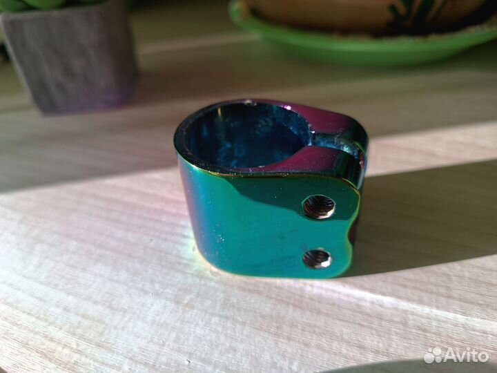 Колеса на трюковой самокат 120мм и зажим