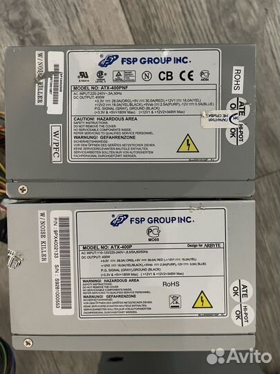 Блоки питания для пк от 350w до 600w