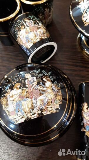 Коньячный набор фарфор кобальт