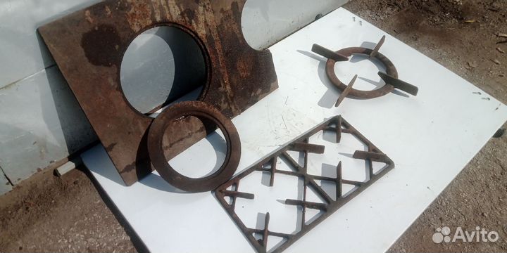 Плита, решётка, чугунная для печи
