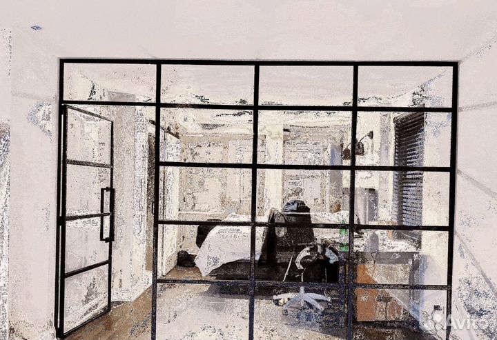 Раздвижные перегородки лофт