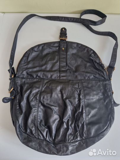 Сумка женская натуральная кожа черная