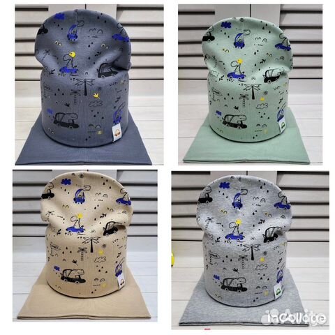 Комплект шапка и снуд