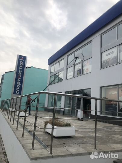 Мытьё/мойка окон, фасада. Промышленный альпинизм