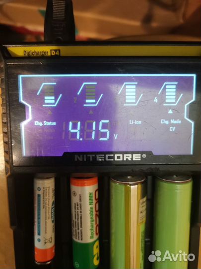 Зарядное устройство nitecore D4 18650/16340 на 4