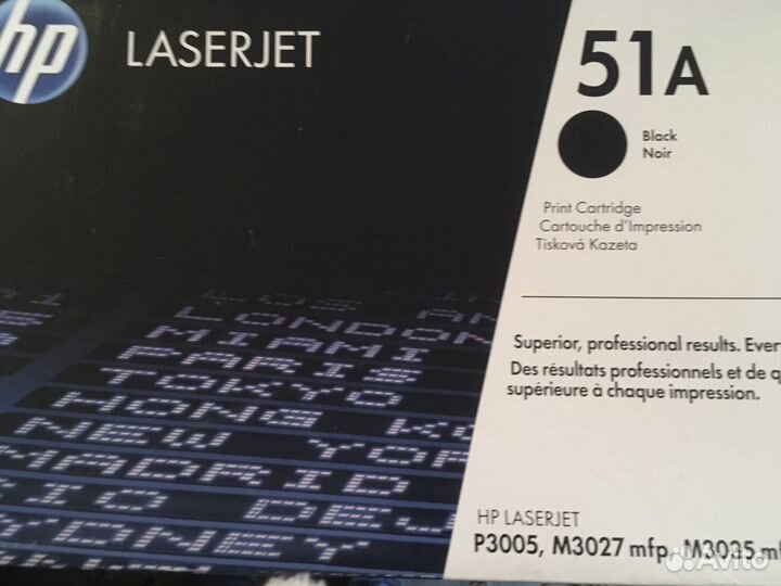 Картридж для принтера hp