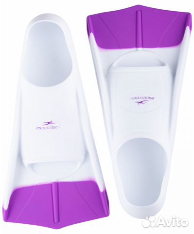 Ласты тренировочные Pooljet White/Purple, M