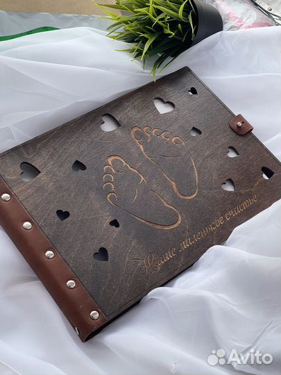 Фотоальбом из дерева А4