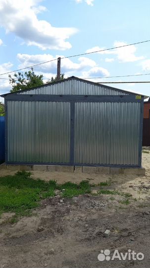 Гараж, хозблок из профнастила