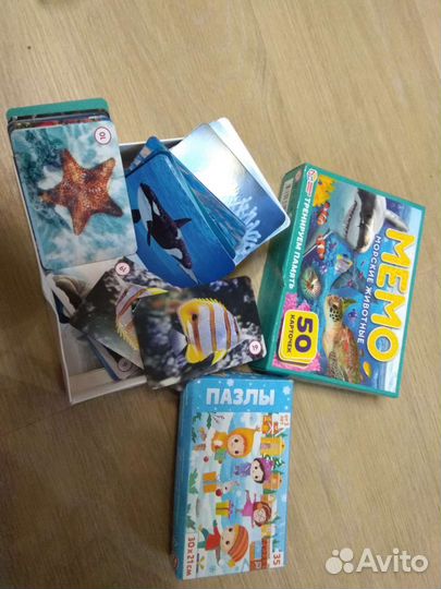 Настольные игры, пазлы и кубики