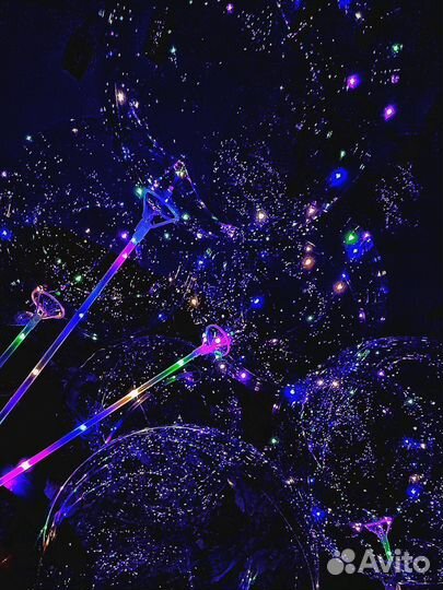 Шарики светящиеся, шары бобо