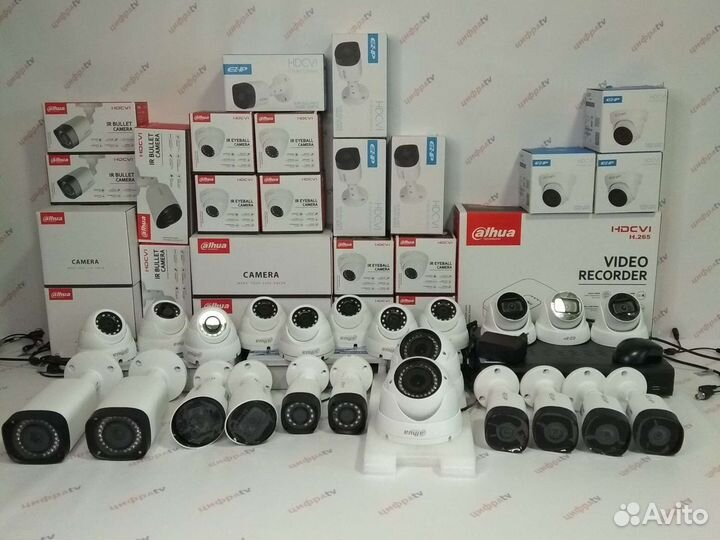 Комплект видеонаблюдения 4Мп Dahua 23 Камеры IP