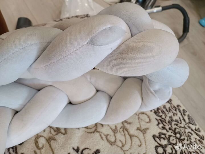 Бортики в круглую кроватку