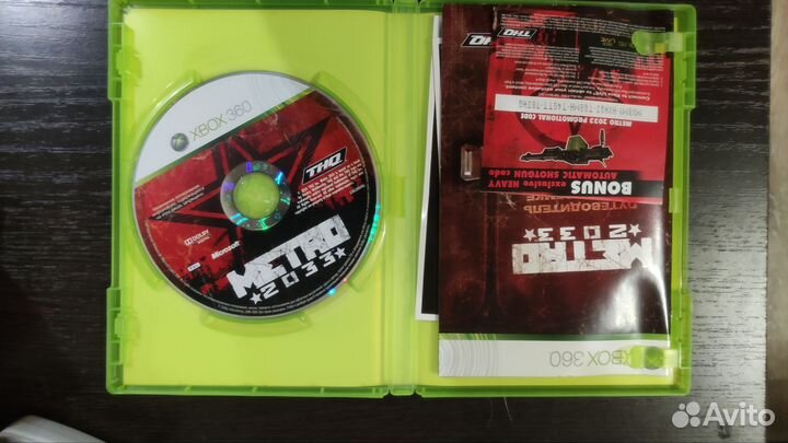 Игровой диск Metro 2033 на Xbox 360