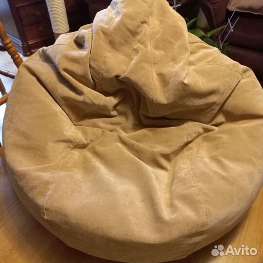 Кресло-мешок Груша, Микровельвет, Велюр натуральны