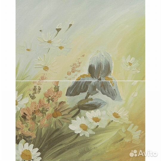 Плитка Декор Эсте зел панно 02 500х400