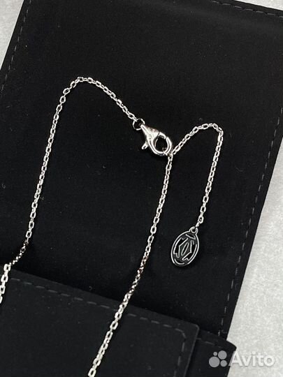 Cartier серьги пусеты с подвеской